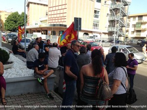 La manifestazione Usb