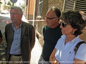 Il sopralluogo del sindaco in via Lorenzo da Viterbo