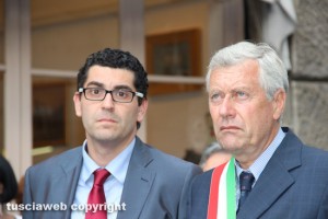 Il sindaco Michelini e l'assessore Barelli