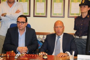 Il pm Massimiliano Siddi e il capo della mobile Fabio Zampaglione