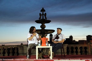 Antonio Pennacchi con Daniele Camilli