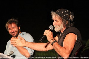 Mauro Corona a Caffeina con Raffaello Fusaro