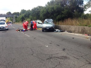 Il grave incidente sulla Cassia bis