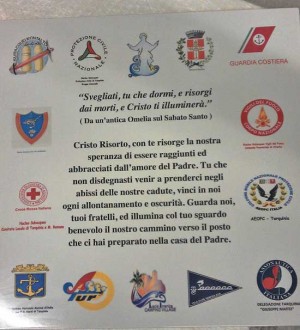 La targa comemorativa