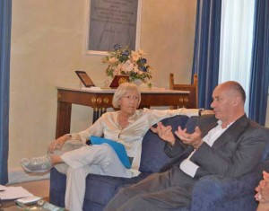 L'assessore Ravera e il sindaco Mazzola