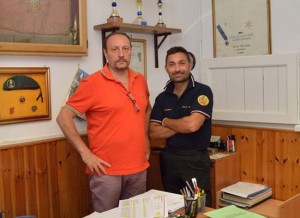 Lucio Laureti con Pietro Fantucci