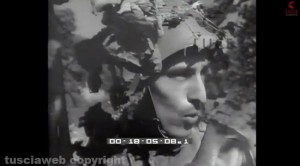 L'esercitazione dei carabinieri nel 1950 nelle campagne viterbesi