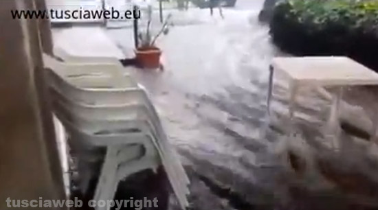 Bomba d'acqua a Bagnaia