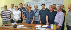 L'associazione panificatori e pasticceri con al centro il nuovo presidente Ermanno Fiorentini