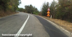 L'Aurelia bis in direzione Monte Romano