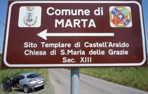 Sito templare a Marta