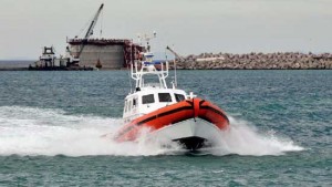 La guardia costiera in azione