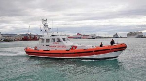 La guardia costiera in azione