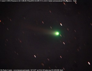 La cometa Panstarrs K1