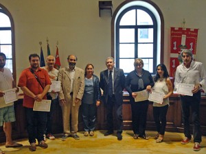 La consegna dei certificati in Provincia