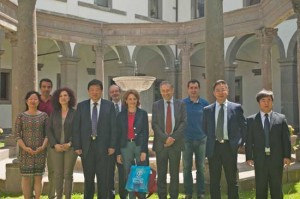 La delegazione dell'Università di Pechino 