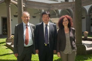 La delegazione dell'Università di Pechino 