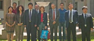 La delegazione dell'Università di Pechino