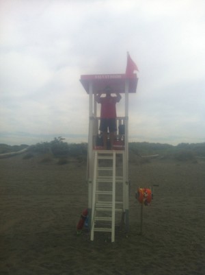 La postazione di un bagnino