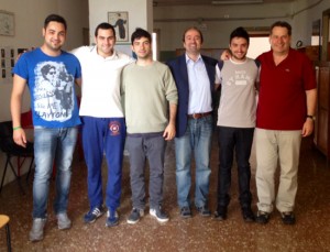 Da sinistra: Giovanni De Lorenzo, Valerio Corsi, Gian Francesco Falbo, Fabrizio Bastianini, Filadelfio Cordiali, Maurizio Saragosa