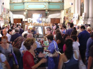 Il pubblico a "Insegnando ad amare l'arte"