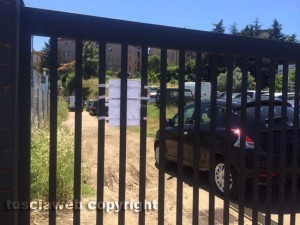 Il deposito auto di Marchetti, sottoposto a sequestro
