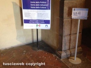 Le cacche di piccione a palazzo dei Priori