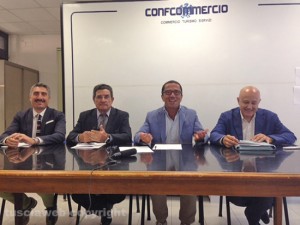 Crea, Peparello, De Simone e Barlozzini alla conferenza stampa