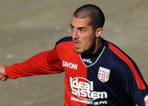 Il calciatore Giuseppe Nuvoli