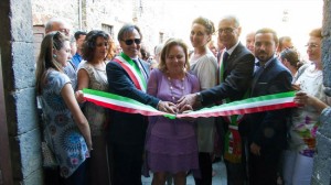Mostra Mani d'argento a Vulci - Il taglio del nastro