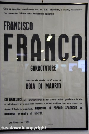 Il manfiesto su Franco di Sorbini
