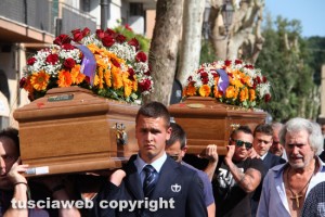 I funerali di Fausto e Adriano Fortuna a Barbarano Romano