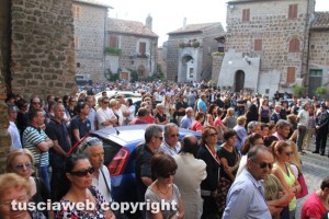 I funerali di Fausto e Adriano Fortuna a Barbarano Romano