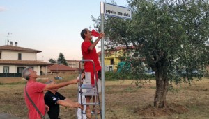 Via Peppino Impastato a Castel Sant'Elia