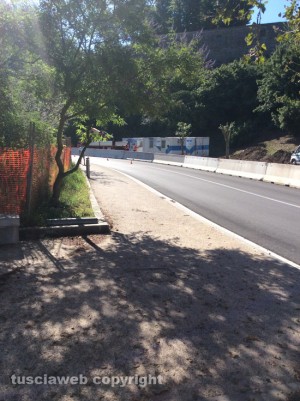 I lavori a Valle Faul per l'ascensore