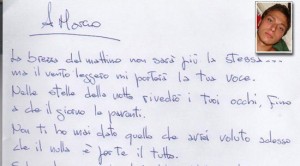 La lettera del papà di Marco Cifra al figlio