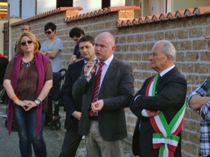 Via Peppino Impastato - Mattiello alla cerimonia
