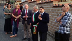 Via Peppino Impastato - Mazzoli alla cerimonia