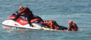 La moto d'acqua dei vigili del fuoco