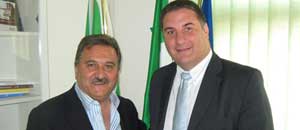 Il consigliere regionale Panunzi e il presidente Antonelli