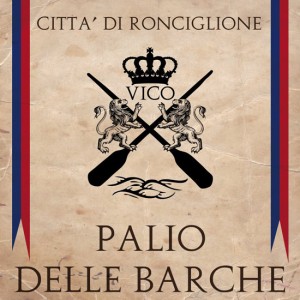 Il manifesto del Palio delle barche di Ronciglione