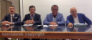 Crea, Peparello, De Simone e Barlozzini alla conferenza stampa