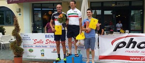 Gabriele Superchi sul podio