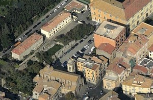 Lo stato delle scuderie della Rocca Albornoz fino al 2012