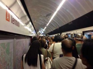 La metropolitana di Roma