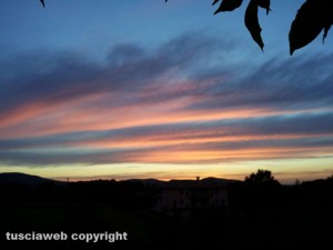Tramonto a Vejano