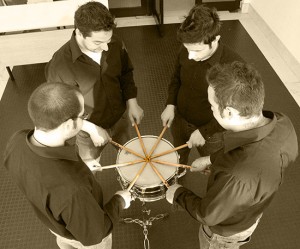 The Cescko’s drum circle
