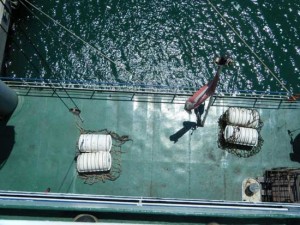 I controlli sulla nave Toscana
