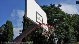 I canestri rotti al playground della Quercia