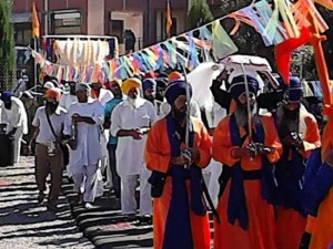 La festa della comunità Sikh